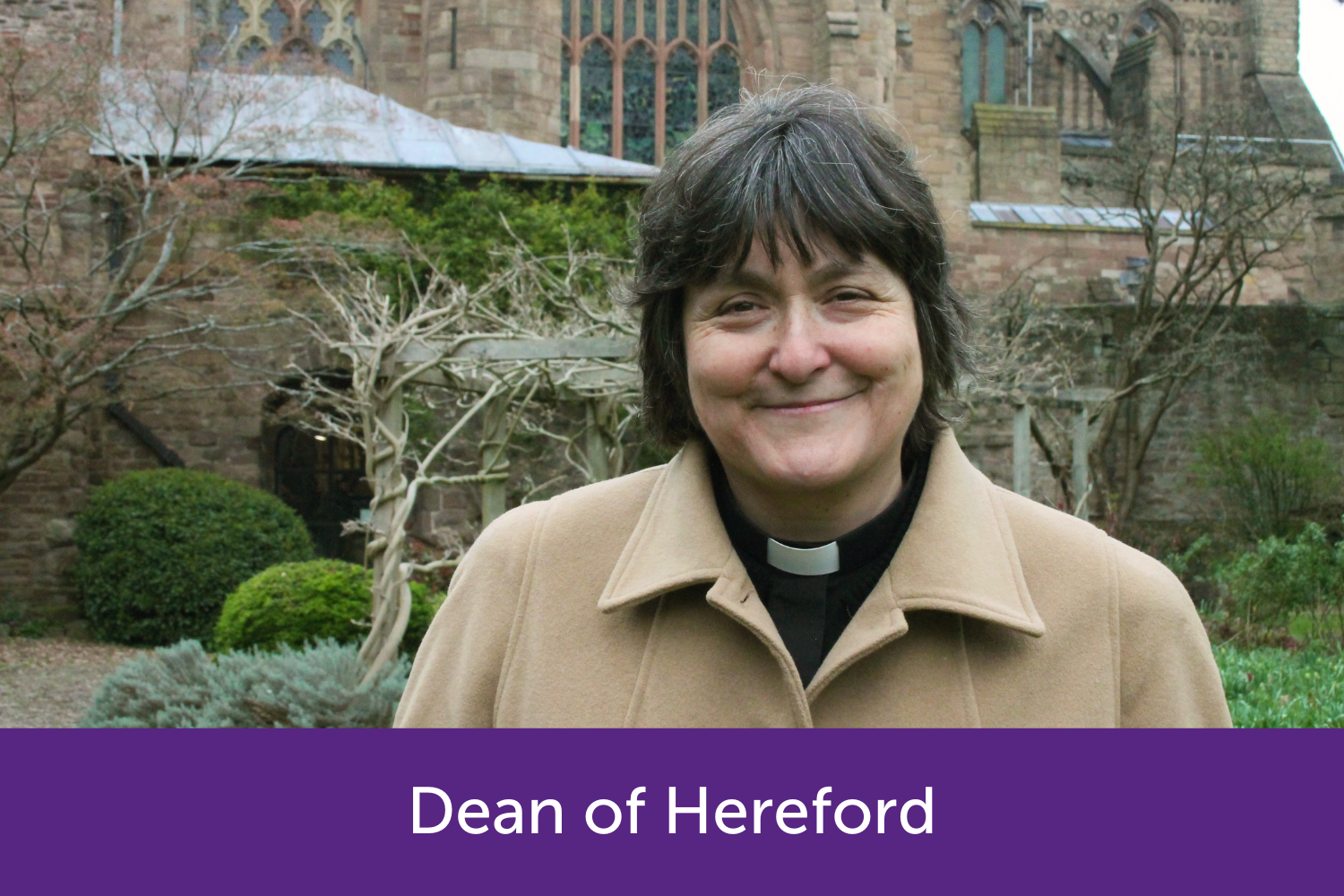 Dean of Hereford Sarah smiling
