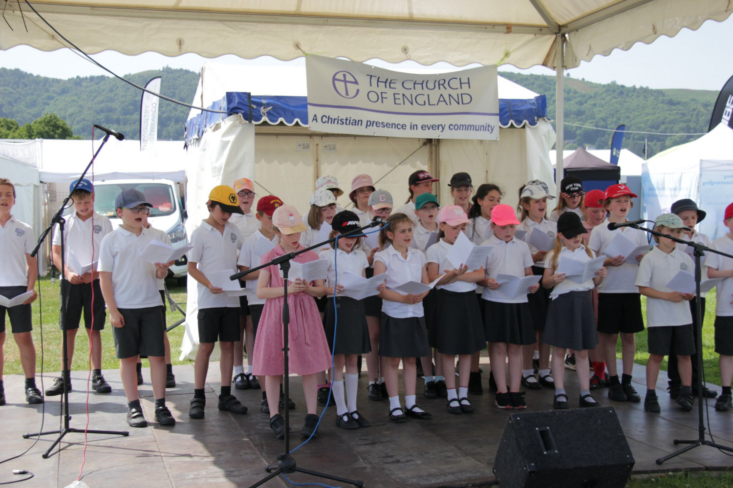 Cradley Church of England Primary School Performing at Three Choirs Festival